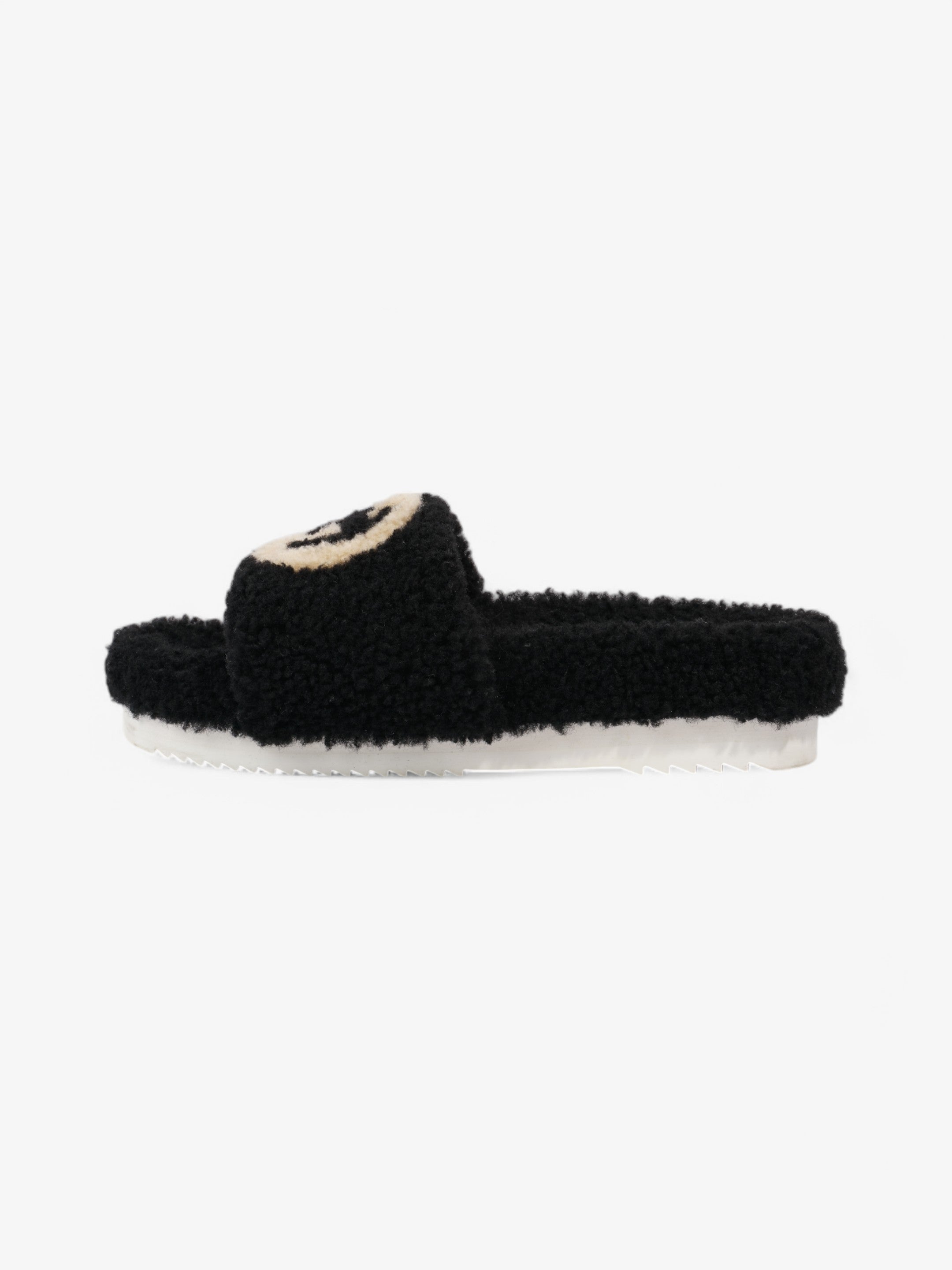Gucci GG Merino Wool Black / Beige  Wool EU 40 UK 7