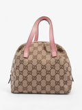 Gucci Dome Bag GG Supreme / Pink Canvas Mini