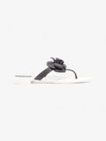 Chanel Camellia White / Black Rubber EU 40 UK 7