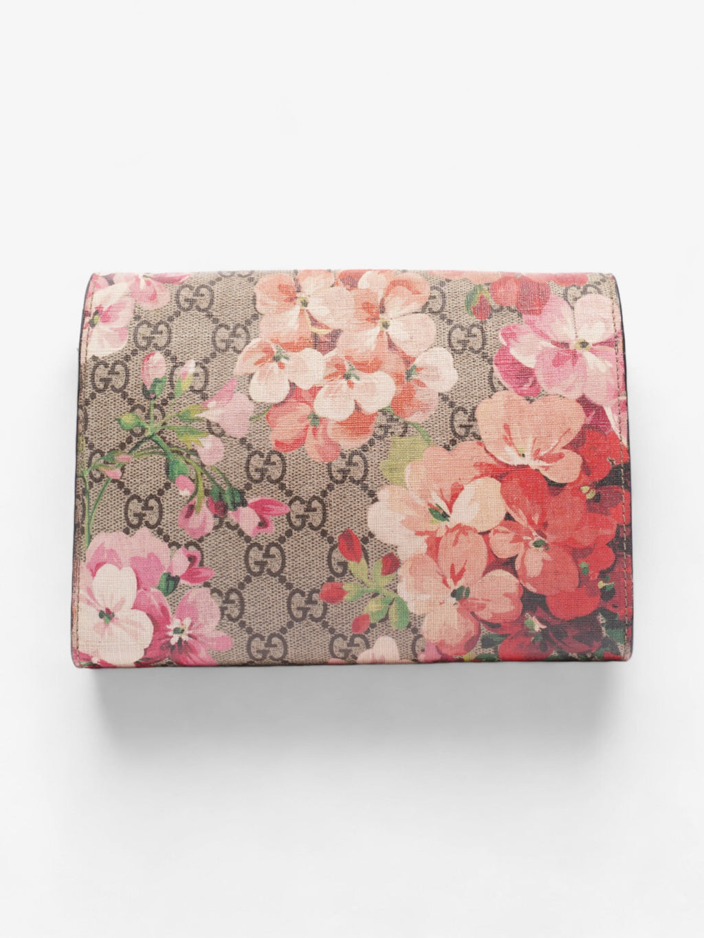 Gucci Dionysus Chain Wallet GG Supreme / Bloom Coated Canvas