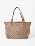Gucci Tote Beige / Brown Canvas