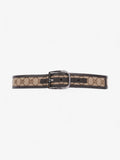 Gucci GG Belt GG Supreme / Brown / Beige Canvas 85cm / 34"
