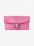Gucci Dionysus Clutch Pink Suede