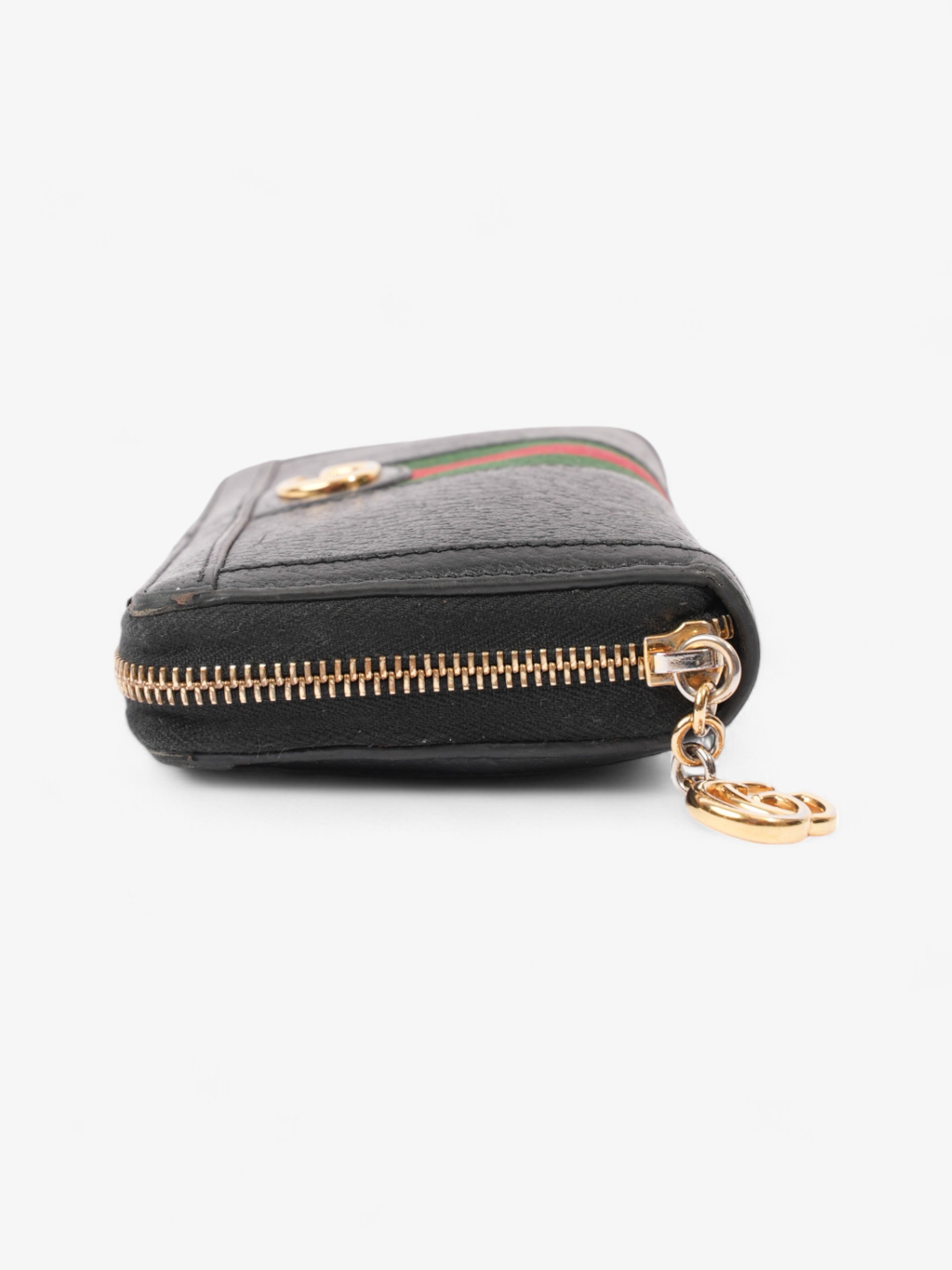 Gucci Continental Wallet Black / Red / Green Leather