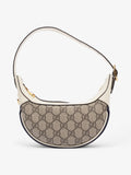 Gucci Ophidia GG Mini Bag Supreme / White Coated Canvas