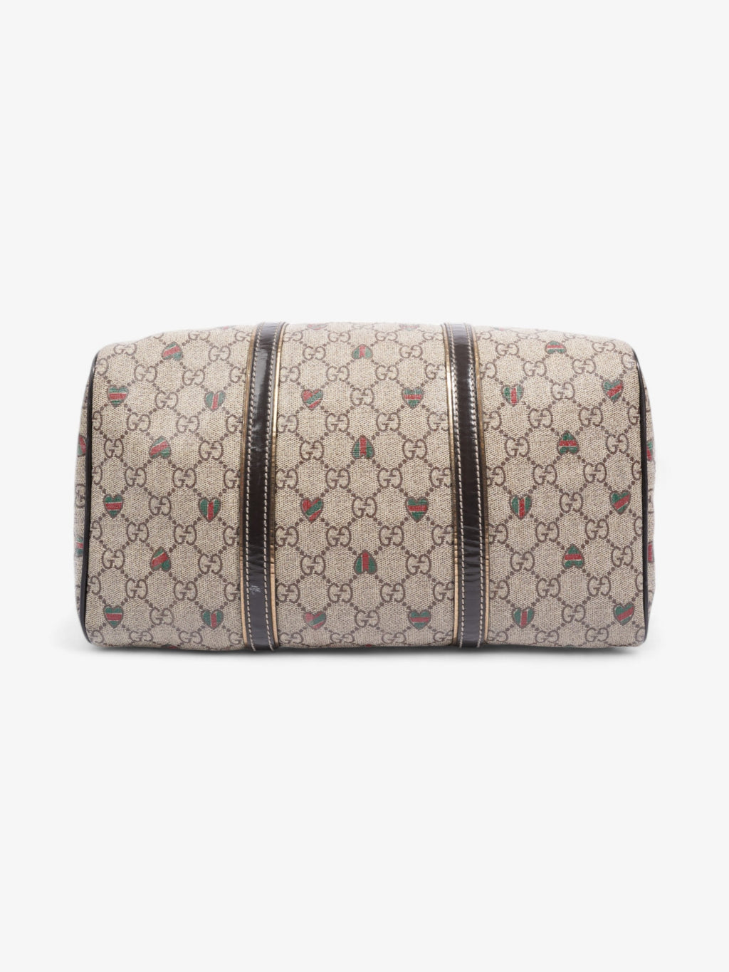 Gucci Boston Bag GG Supreme / Red / Green Coated Canvas