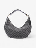 Gucci Half Moon Hobo Black Denim GG Supreme Denim