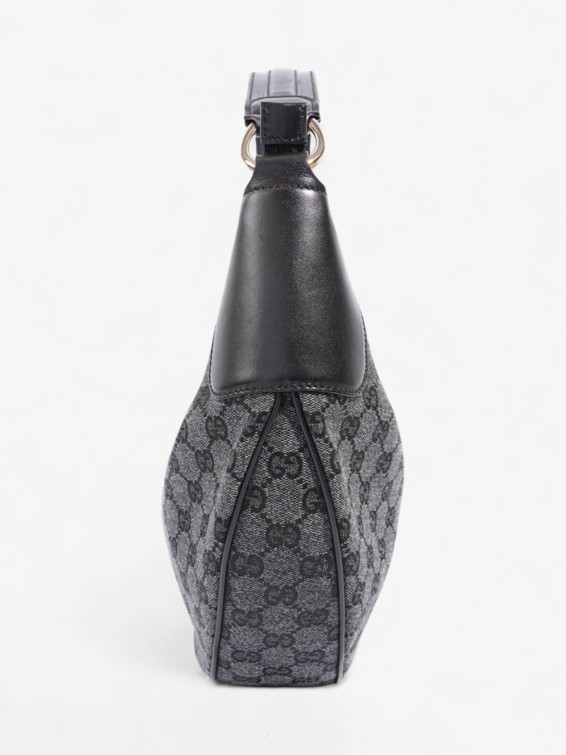Gucci Half Moon Hobo Black Denim GG Supreme Denim