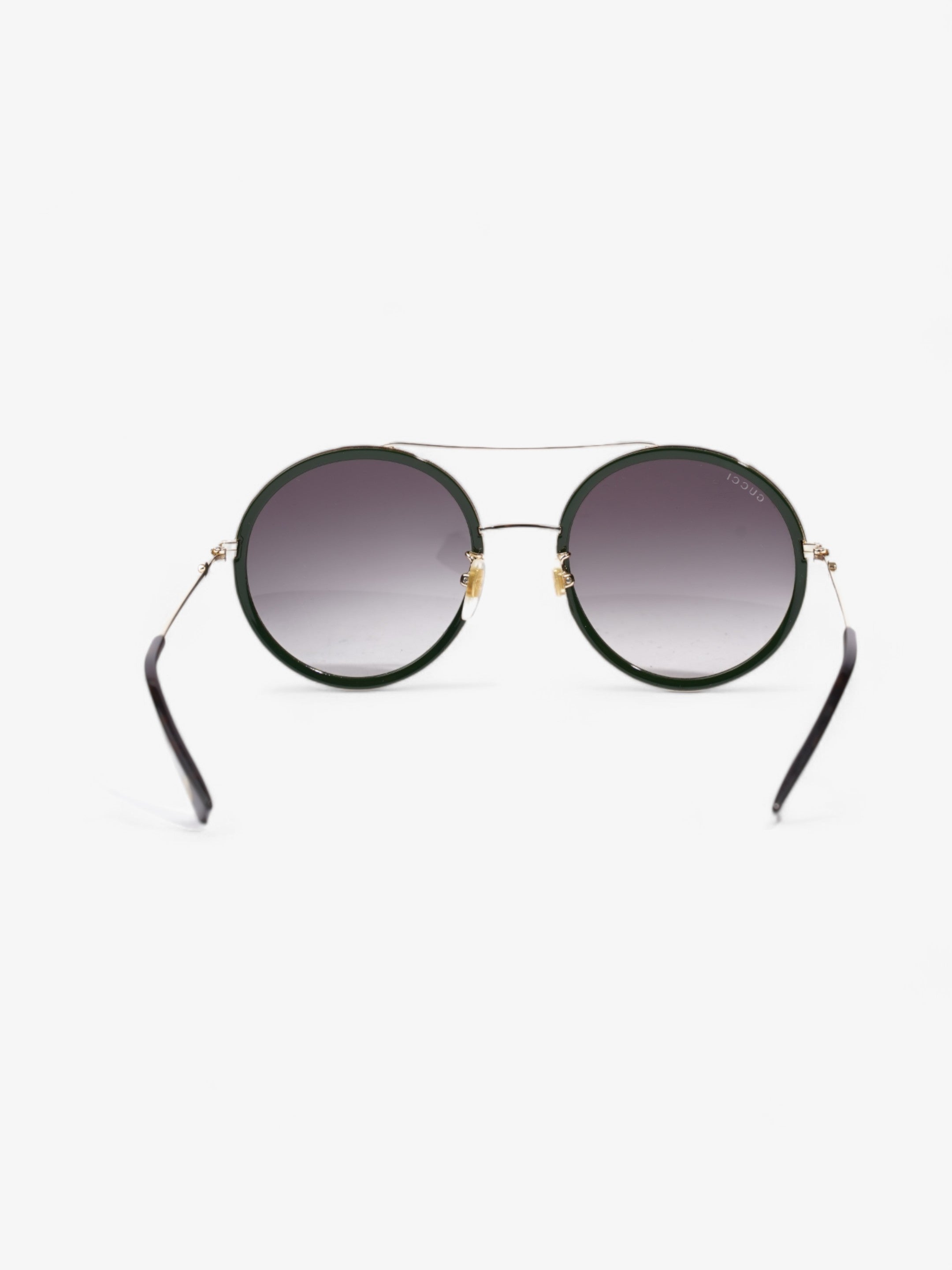 Gucci Round Sunglasses Red / Green Acetate 56mm