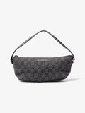 Gucci Pochette Boat Baguette Black Canvas