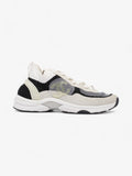 Chanel CC Logo Runners White  / Grey / Black Mesh EU 38 UK 5