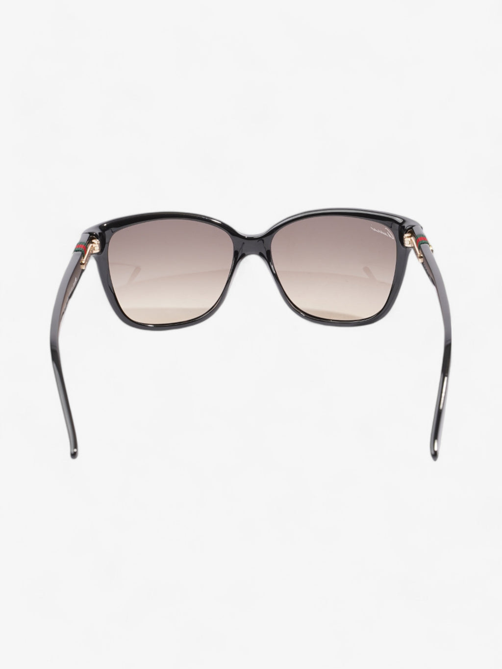 Gucci GG Web Sunglasses Black / Red / Green Acetate 135mm
