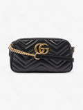 Gucci GG Marmont Black Matelasse Leather Small