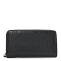 Guccissima Signature Zip Around Organizer Wallet Black