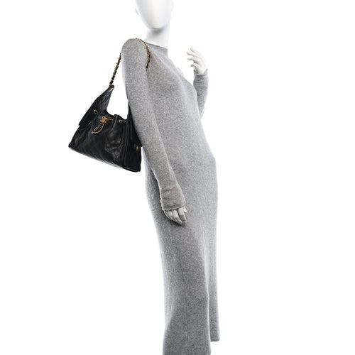 Caviar Quilted Small Chanel 25 Handbag Black
