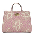 Calfskin Matelasse GucciGhost Small GG Marmont Tote Perfect Pink Rosa Ivory