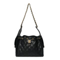 Caviar Quilted Small Chanel 25 Handbag Black