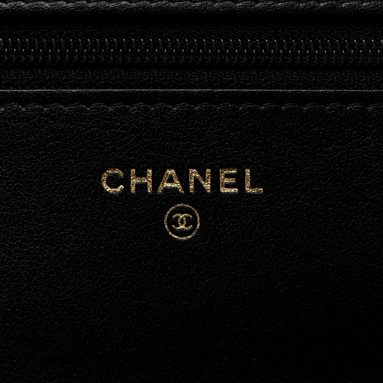 Tweed Quilted Chanel 19 Wallet On Chain WOC Black Navy Gold