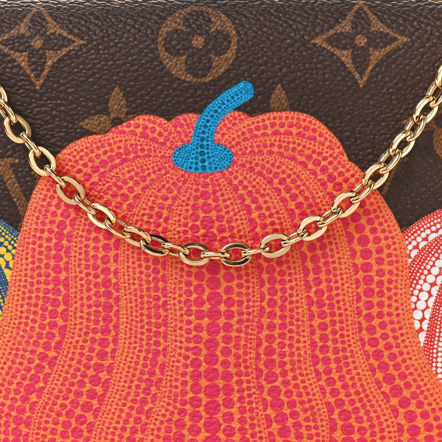 Louis Vuitton x Yayoi Kusama Pochette Accessoires Shoulder Bag - Brown