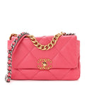 Lambskin Quilted Medium Chanel 19 Flap Pink