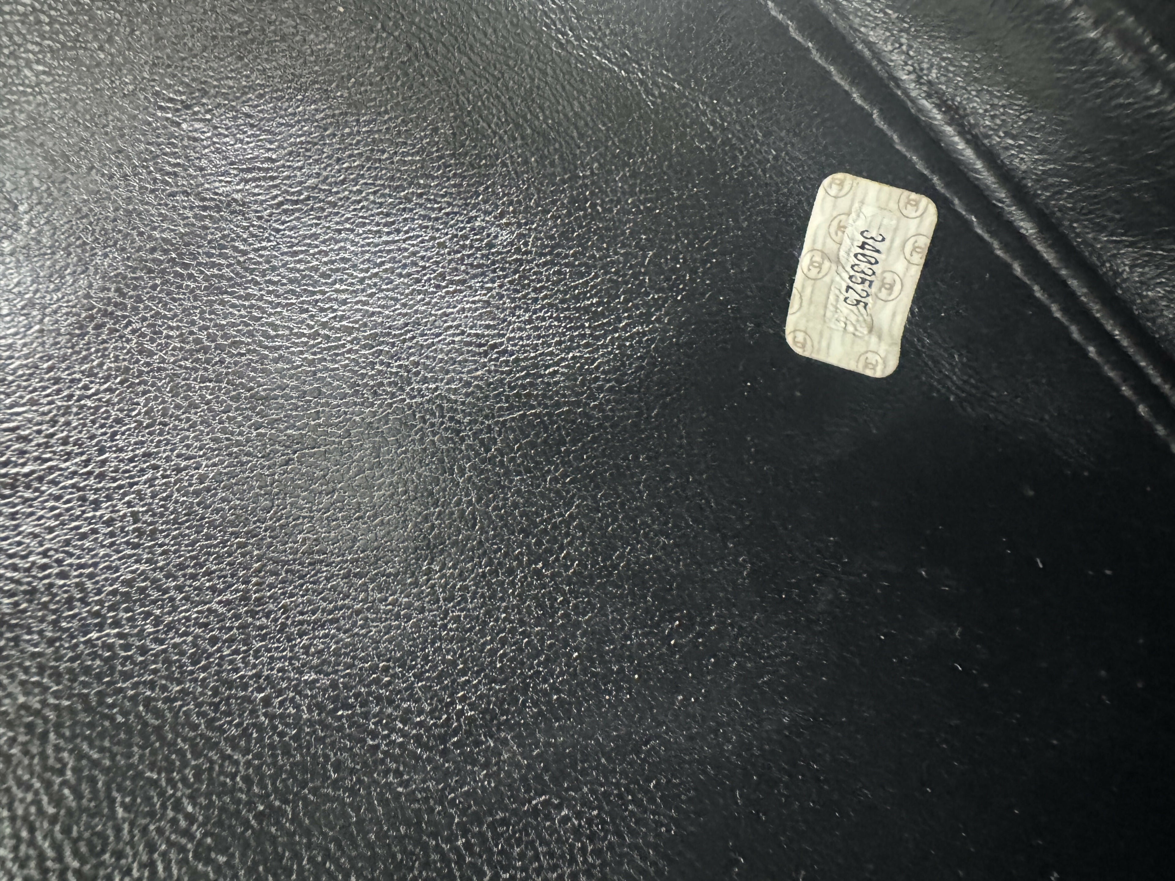 Chanel 1995 Vintage Barbie Black Heart Vanity Bag