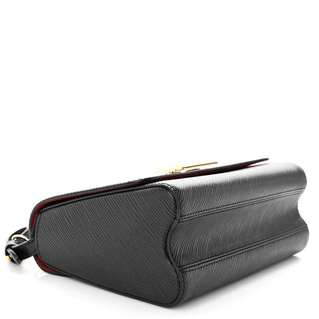 Louis Vuitton Epi Monogram Twist MM Shoulder Bag - Black
