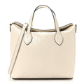 Guccissima Linea A Foldover Tote Off White