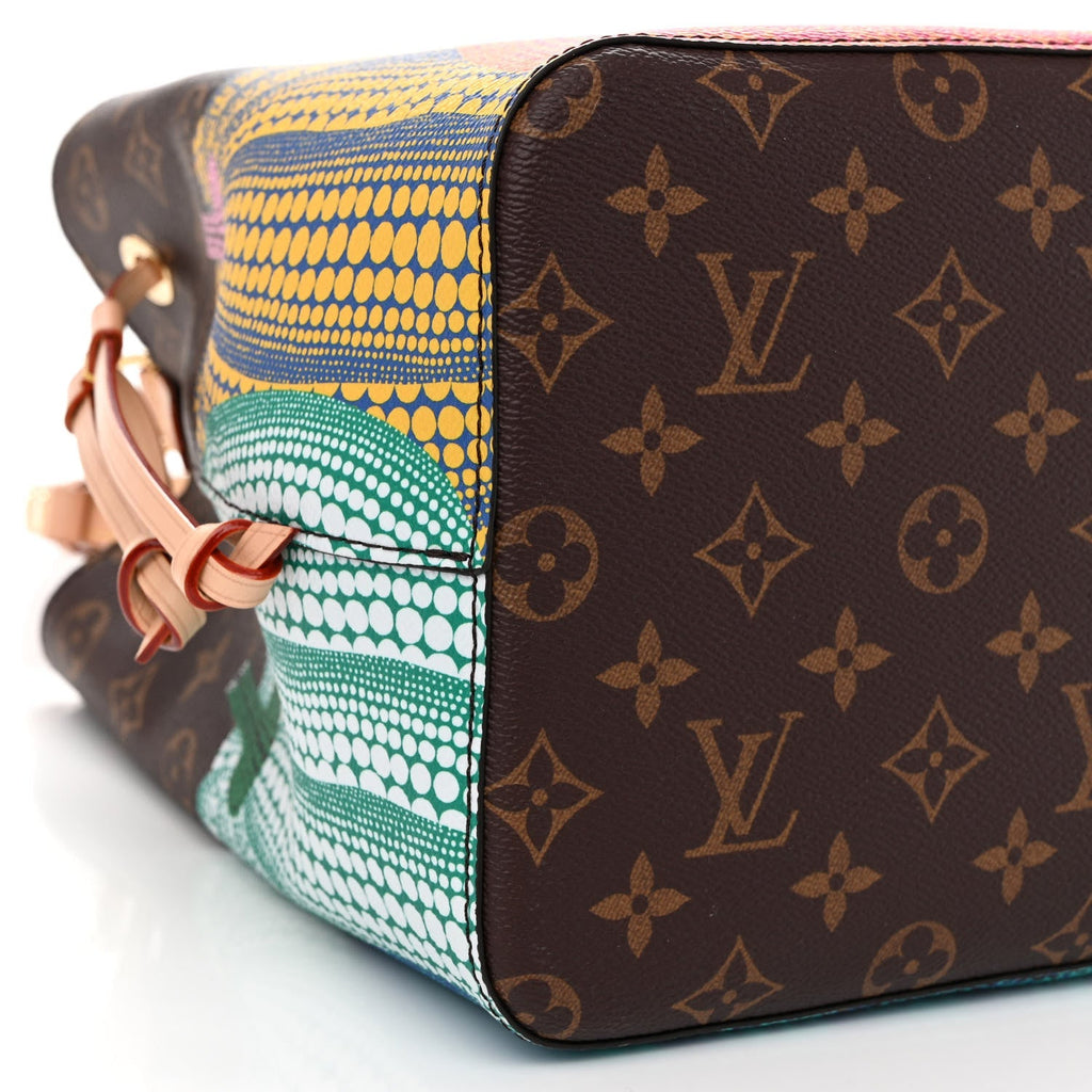 Louis Vuitton x Yayoi Kusama Pumpkin NéoNoé MM Bucket Bag - Brown