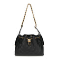 Caviar Quilted Small Chanel 25 Handbag Black