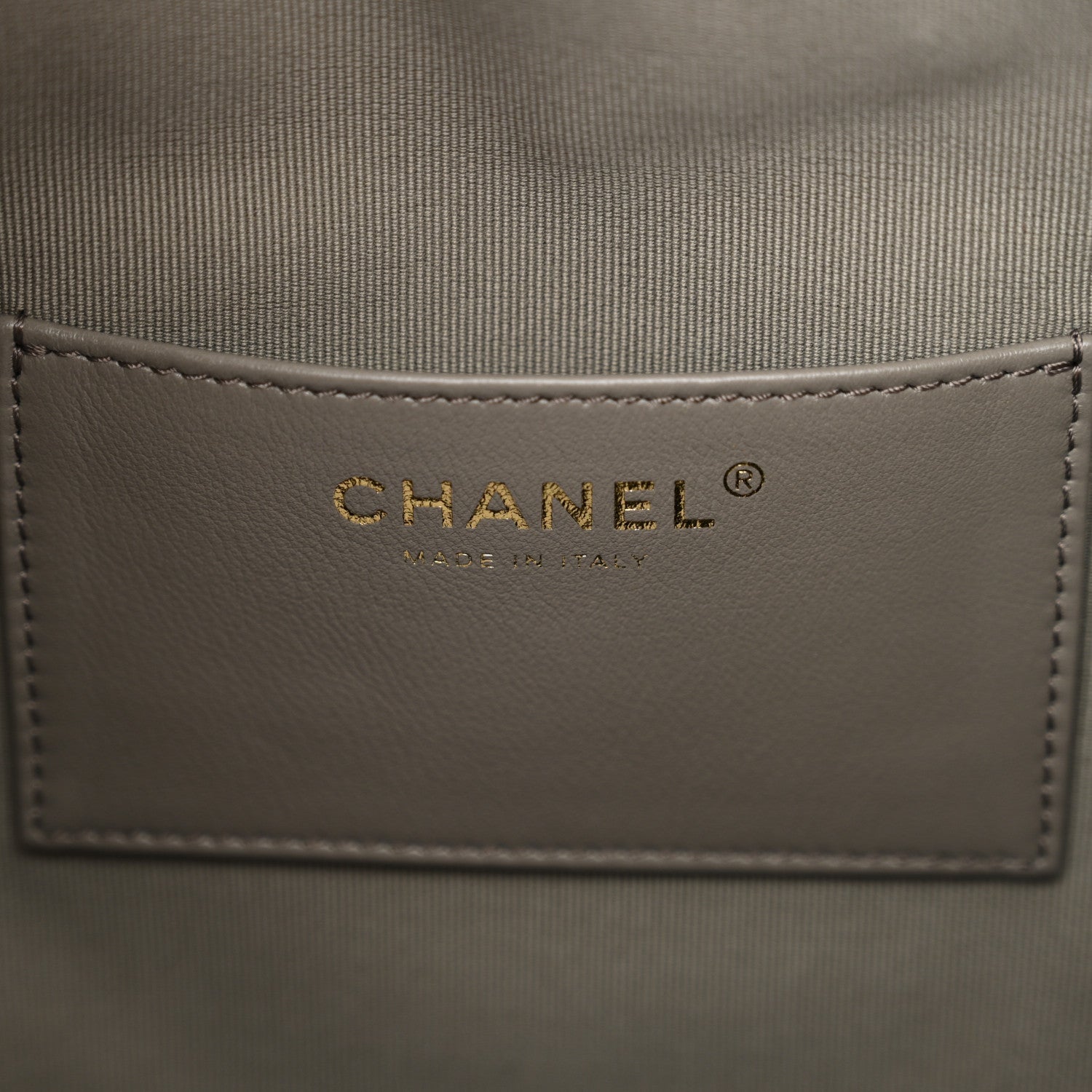 Suede Quilted Medium Chanel 25 Handbag Grey