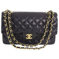 Chanel Vintage 1989-1991 Medium Lambskin Double Flap Bag