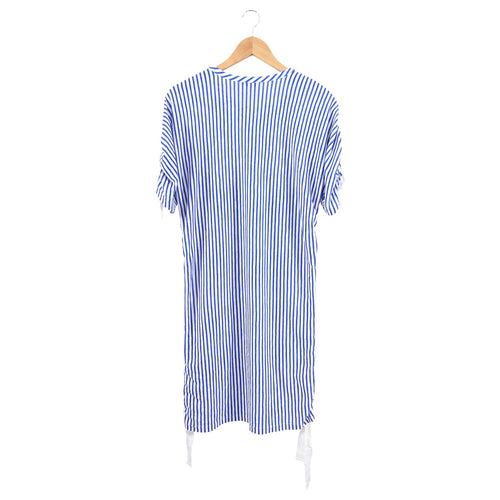 Chanel 19C Blue White Stripe Coco Dress - FR40 / M