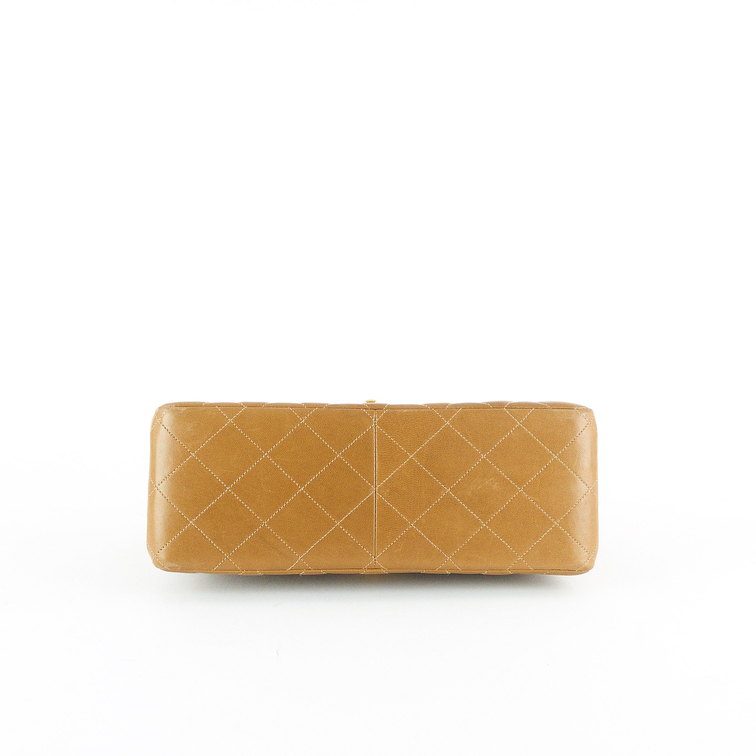 Chanel Double Sided Flap Lambskin Leather Shoulder Bag