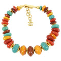 Chanel 1998P Vintage Resin Bead Choker Necklace