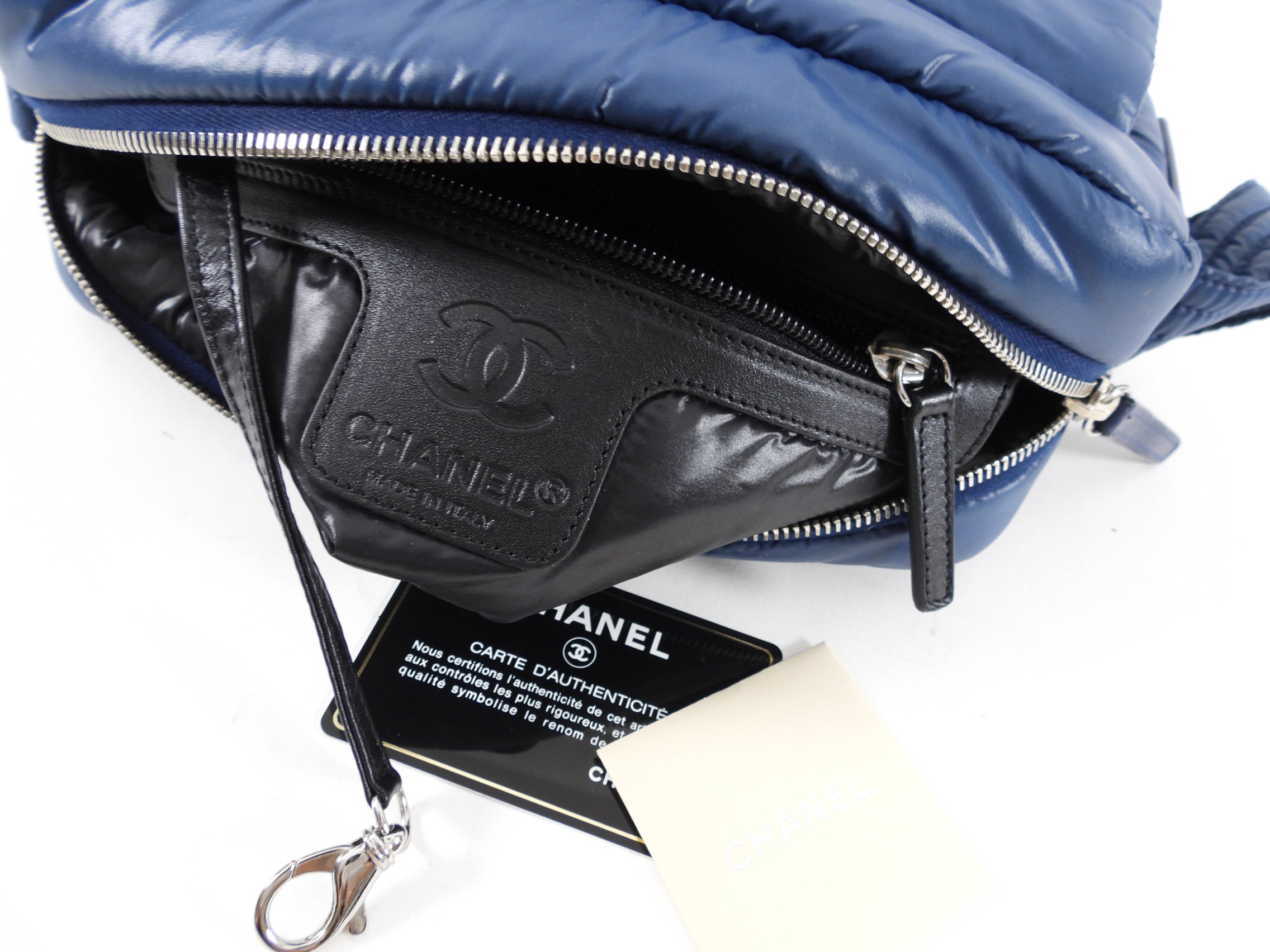 Chanel Blue Nylon Coco Cocoon Crossbody Messenger Bag