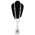 Chanel 17S Pearl Bead Deco Style Lanyard Runway Necklace