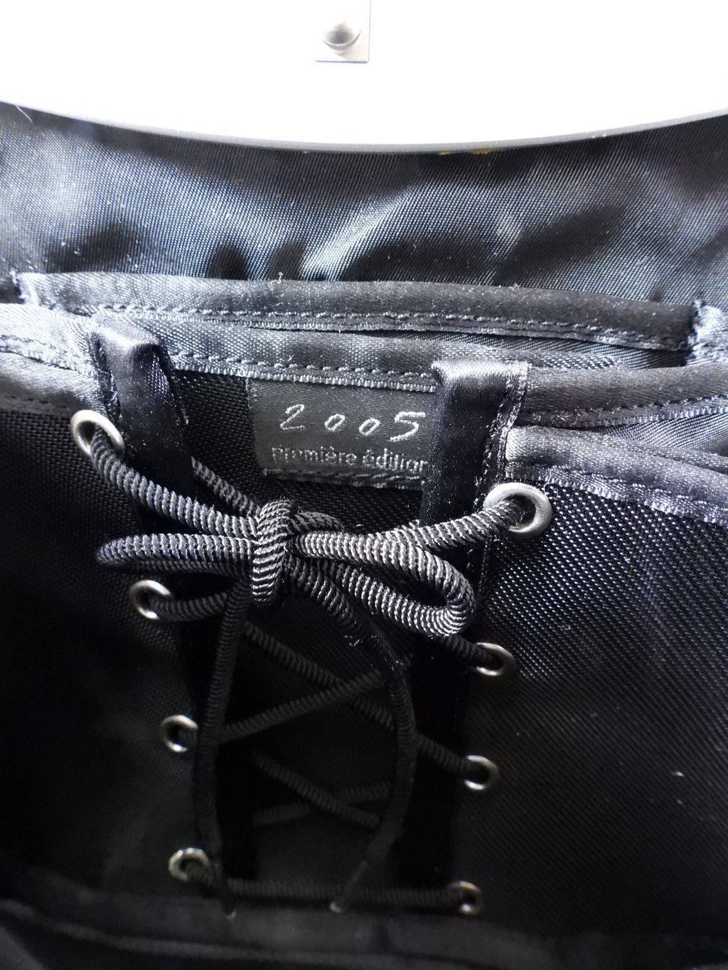 Chanel Black  Suede 2005 Millenium Hip / Butt Bag