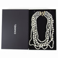 Chanel Fall 2016 Runway Huge Statement Multi Strand Pearl Necklace