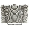 Chanel 2016 Fall Runway Limited Edition Python Kiss Lock Box Bag
