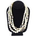 Chanel Vintage 1981 Baroque Pearl and Gripoix Chicklet Sautoir Necklace