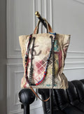 Vintage Chanel graffiti tote bag