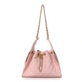Caviar Quilted Small Chanel 25 Handbag Light Pink