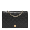 Guccissima Signature Bowy Chain Wallet Black