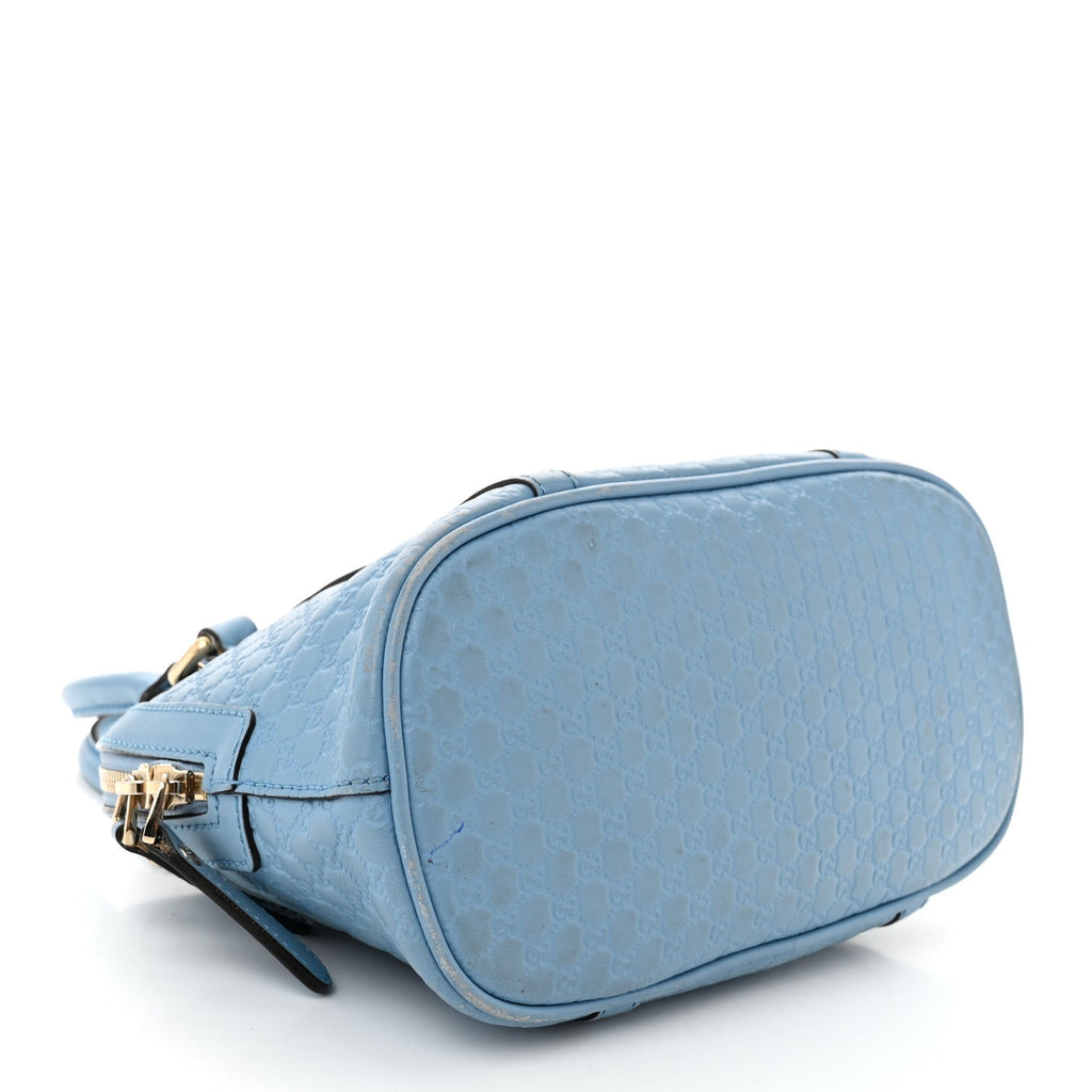 Microguccissima Mini Dome Bag Mineral Blue