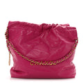 Shiny Calfskin Quilted Small Chanel 22 Fuchsia