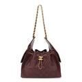 Caviar Quilted Small Chanel 25 Handbag Burgundy