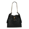 Caviar Quilted Large Chanel 25 Handbag Black