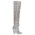 Women's Saint Laurent Niki Swarovski crystal encrted boot