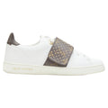 Women's Louis Vuitton Row LV monogram stud leather sneaker