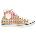 Women's Saint Laurent Bedford Tweed High-Top Sneakers in Multicolor Wool